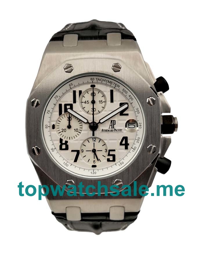 UK Cheap Audemars Piguet Royal Oak Offshore 26170ST Replica Watches With White Dials