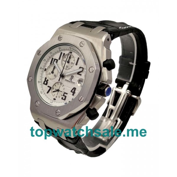 UK Cheap Audemars Piguet Royal Oak Offshore 26170ST Replica Watches With White Dials