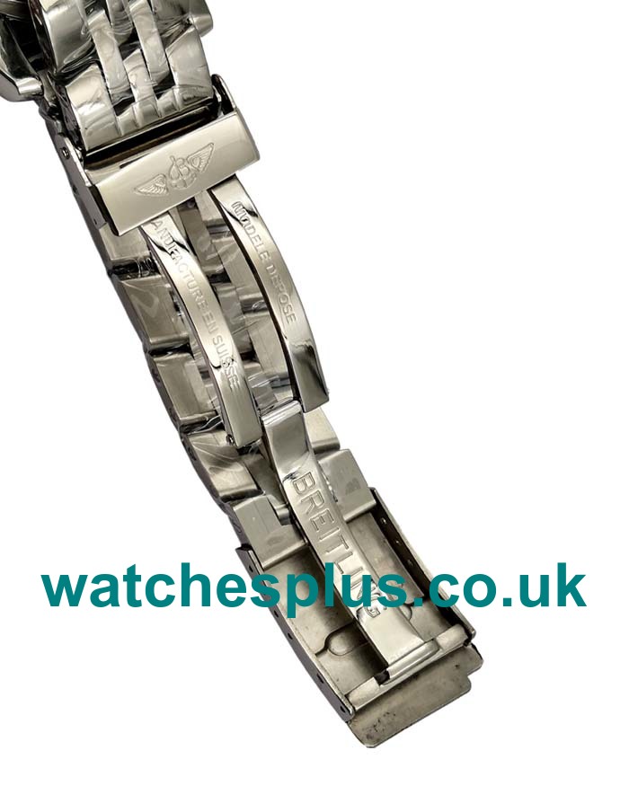 UK Best 1:1 Breitling Chronomat IB0110 Fake Watches With Black Dials Online