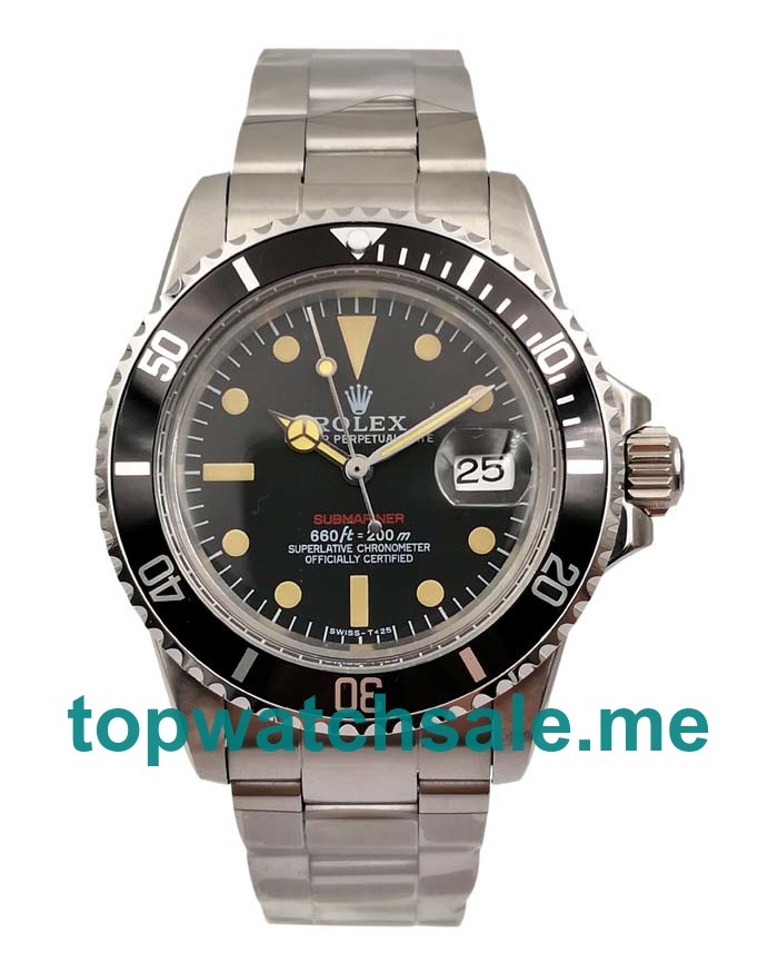 UK Swiss Made Replica Rolex Submariner 1680 With Black Dials And Steel Cases For Men