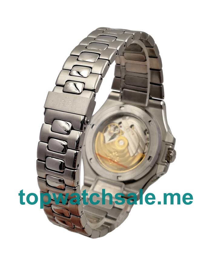 UK Cheap Replica Patek Philippe Nautilus 5712/1A Watches With Gray Dials Steel Cases For Men