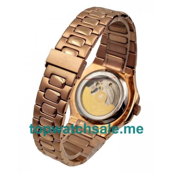 UK Best Quality Replica Patek Philippe Nautilus 5980/1R With Blue Dials And Rose Gold Cases For Sale