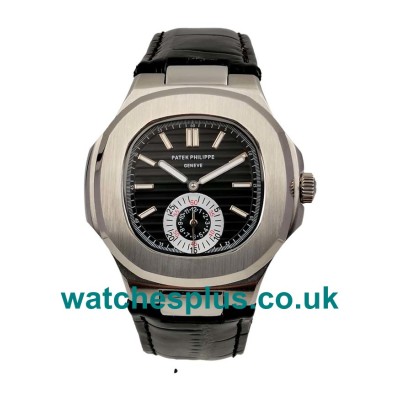 UK Cheap Patek Philippe Nautilus 5980 Replica Watches With Black Dials