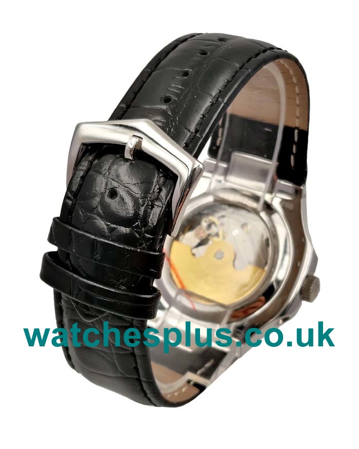 UK Cheap Patek Philippe Nautilus 5980 Replica Watches With Black Dials