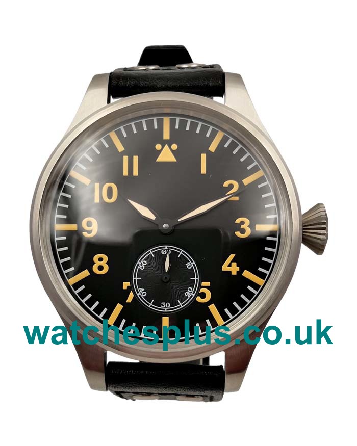 UK Best 1:1 IWC Big Pilots IW510401 Replica Watches With Black Dials For Sale