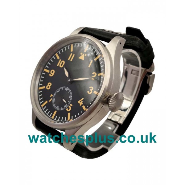 UK Best 1:1 IWC Big Pilots IW510401 Replica Watches With Black Dials For Sale