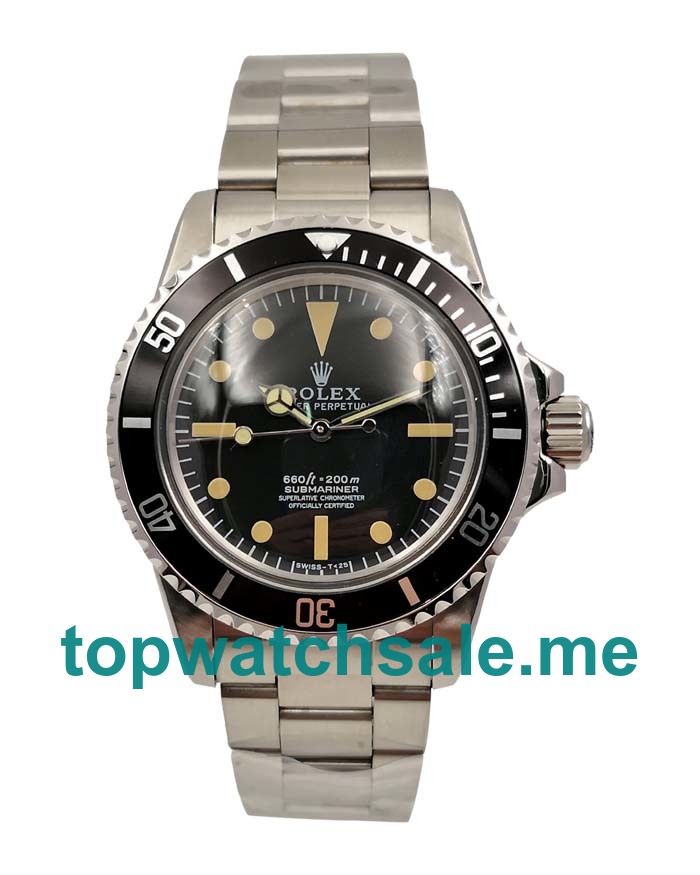 UK Best 1:1 Rolex Submariner 1680 Replica Watches With Black Dials For Men