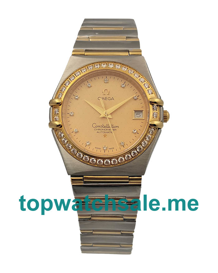 UK Luxury Replica Omega Constellation 1207.15.00 With Champagne Dials For Sale