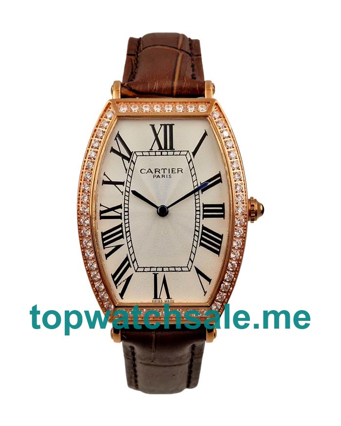 UK Top Quality Cartier Tortue WE400451 Replica Watches With Silver Dials For Women
