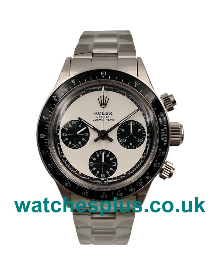 UK Best 1:1 Rolex Daytona 6263 Replica Watches With White Dials For Sale