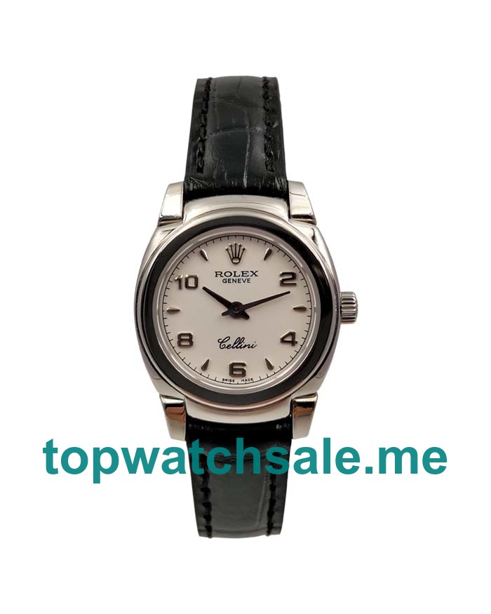 UK High Quality Rolex Cellini 5310 Replica Watches With White Dials For Women