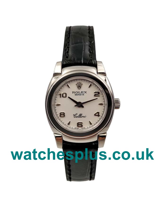 UK High Quality Rolex Cellini 5310 Replica Watches With White Dials For Women