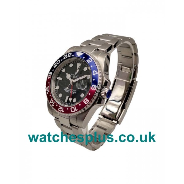 UK Best Quality Rolex GMT-Master II 116719 BLRO Replica Watches With Black Dials For Men