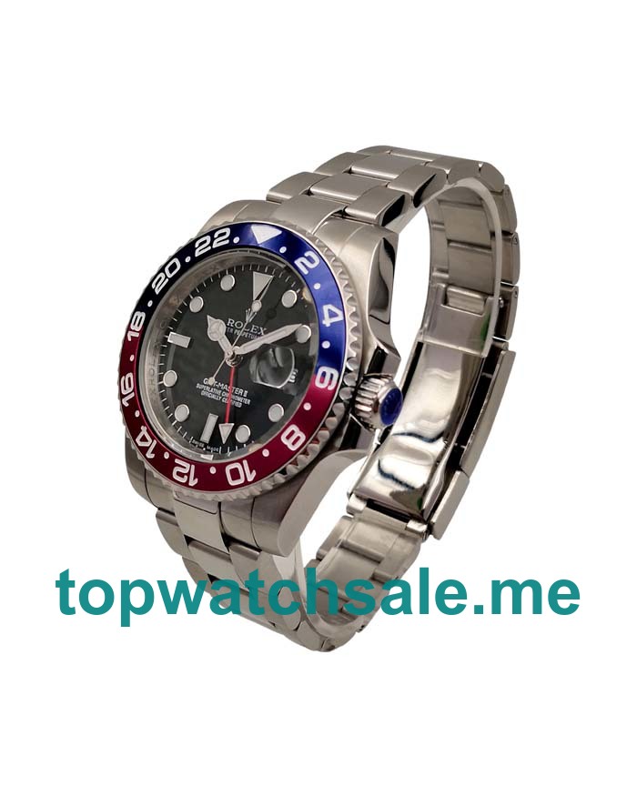 UK Best Quality Rolex GMT-Master II 116719 BLRO Replica Watches With Black Dials For Men