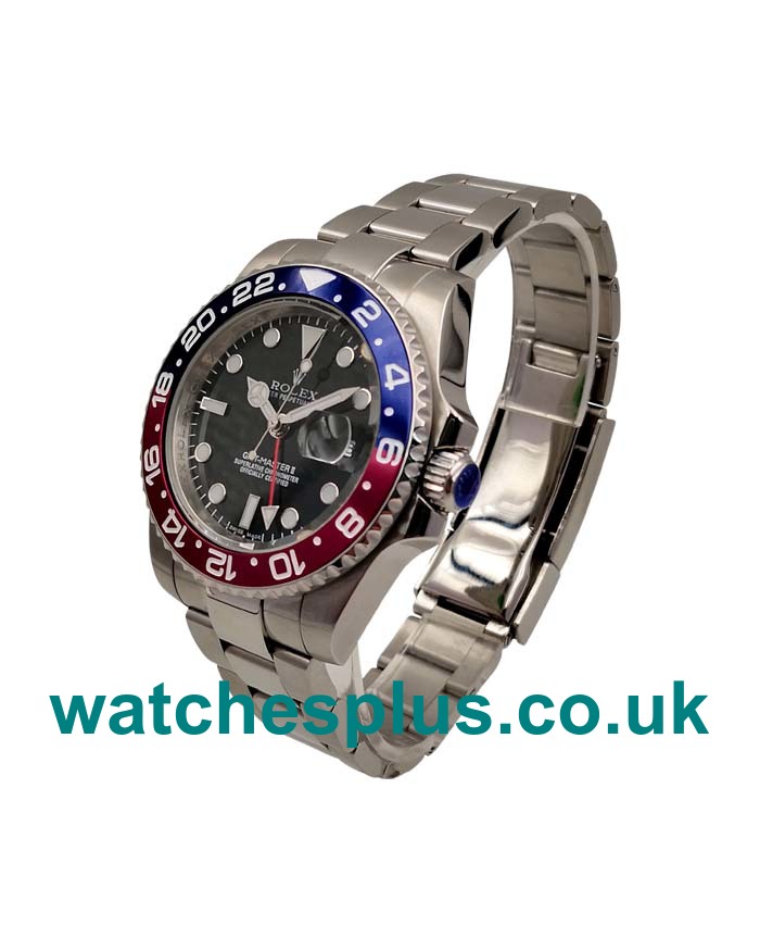 UK Best Quality Rolex GMT-Master II 116719 BLRO Replica Watches With Black Dials For Men