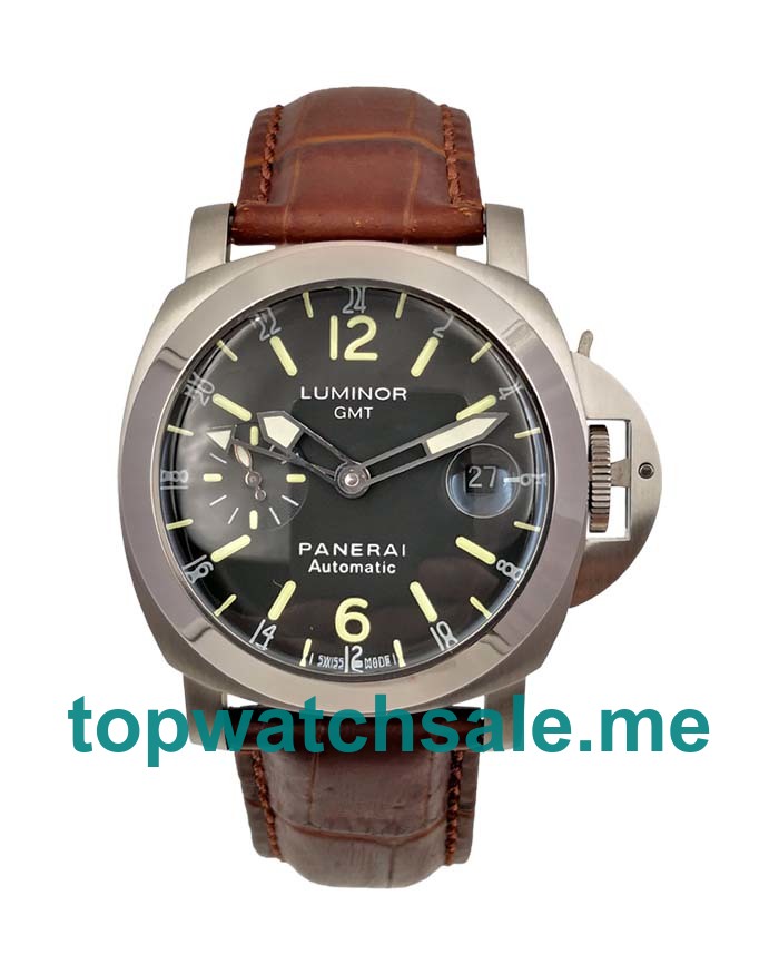 UK AAA Quality Fake Panerai Luminor GMT PAM00244 In 40 MM With Black Dials For Sale