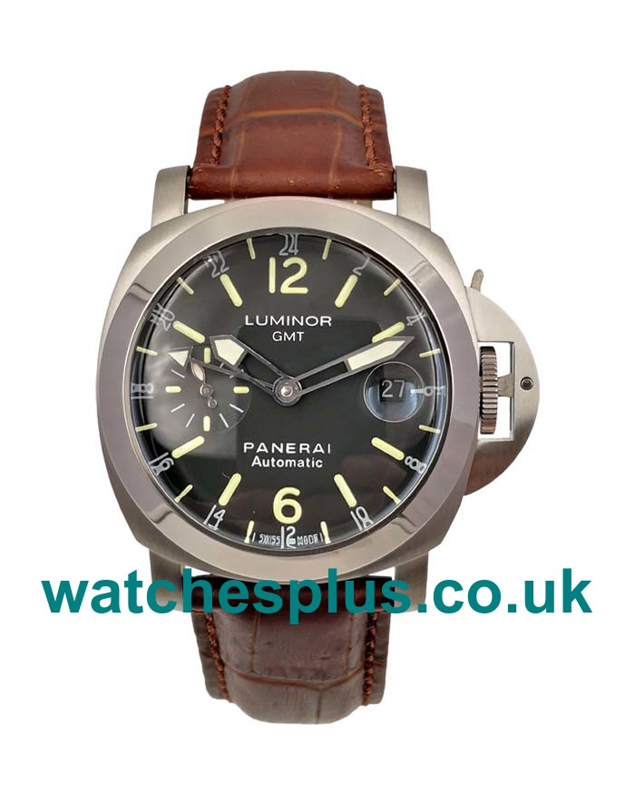 UK AAA Quality Fake Panerai Luminor GMT PAM00244 In 40 MM With Black Dials For Sale