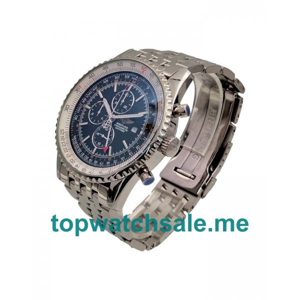 UK Swiss Made Fake Breitling Navitimer World A24322 With Black Dials And Steel Cases For Sale