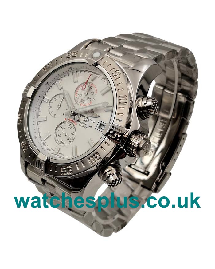 UK High End Breitling Avenger A13380 Replica Watches With White Dials For Men