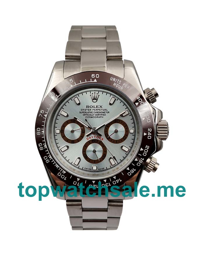 UK High Quality Rolex Daytona 116506 Replica Watches With Ice-Blue Dials For Sale