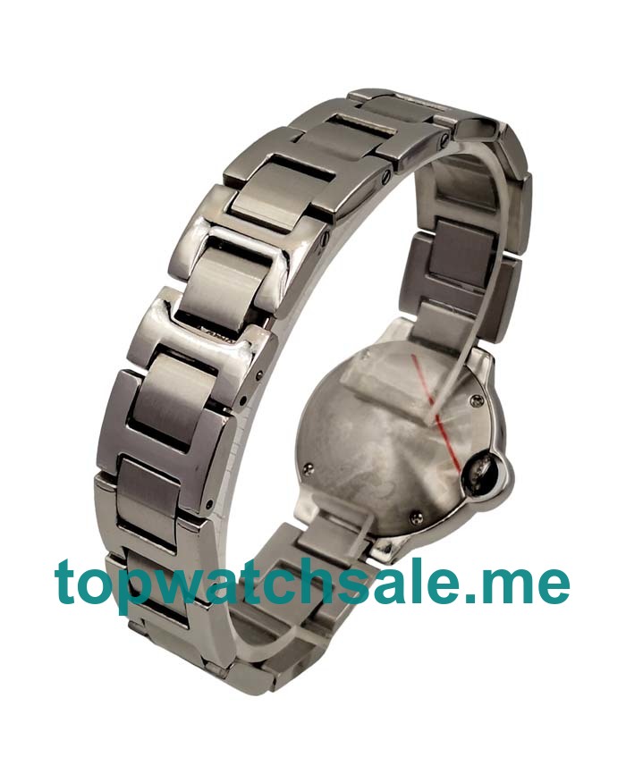 UK Best Quality Cartier Ballon Bleu WE902073 Replica Watches With Silver Dials For Sale