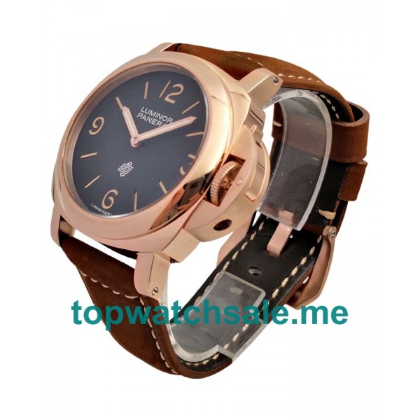 UK Luxury Replica Panerai Luminor PAM01086 With Black Dials And Rose Gold Cases For Men