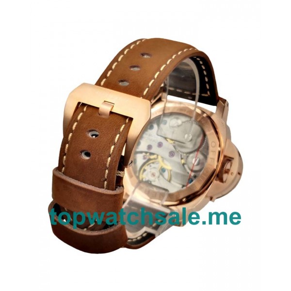 UK Luxury Replica Panerai Luminor PAM01086 With Black Dials And Rose Gold Cases For Men