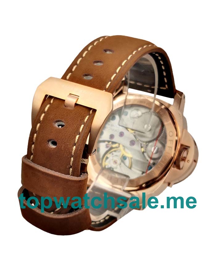 UK Luxury Replica Panerai Luminor PAM01086 With Black Dials And Rose Gold Cases For Men