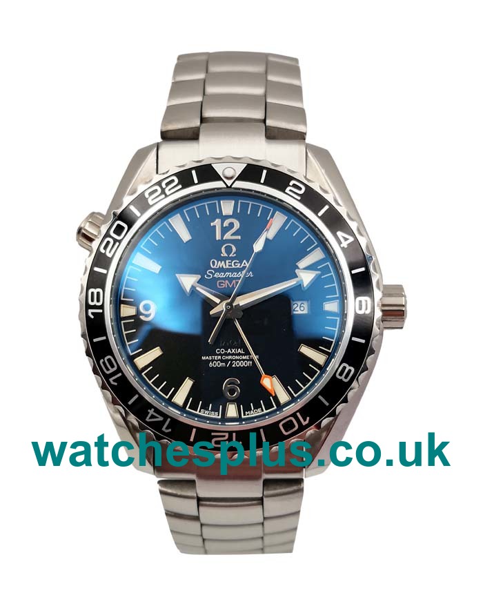 UK Best 1:1 Fake Omega Seamaster Planet Ocean GMT 232.30.44.22.01.001 With Black Dials For Sale