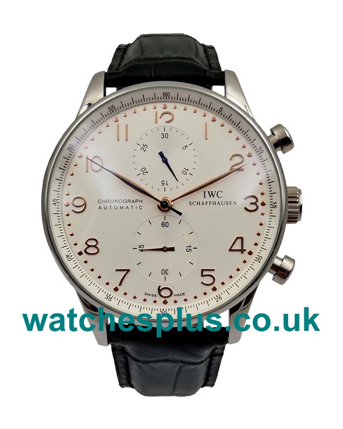 UK High Quality Fake IWC Portugieser IW371480 With Silver Dials And Steel Cases For Men