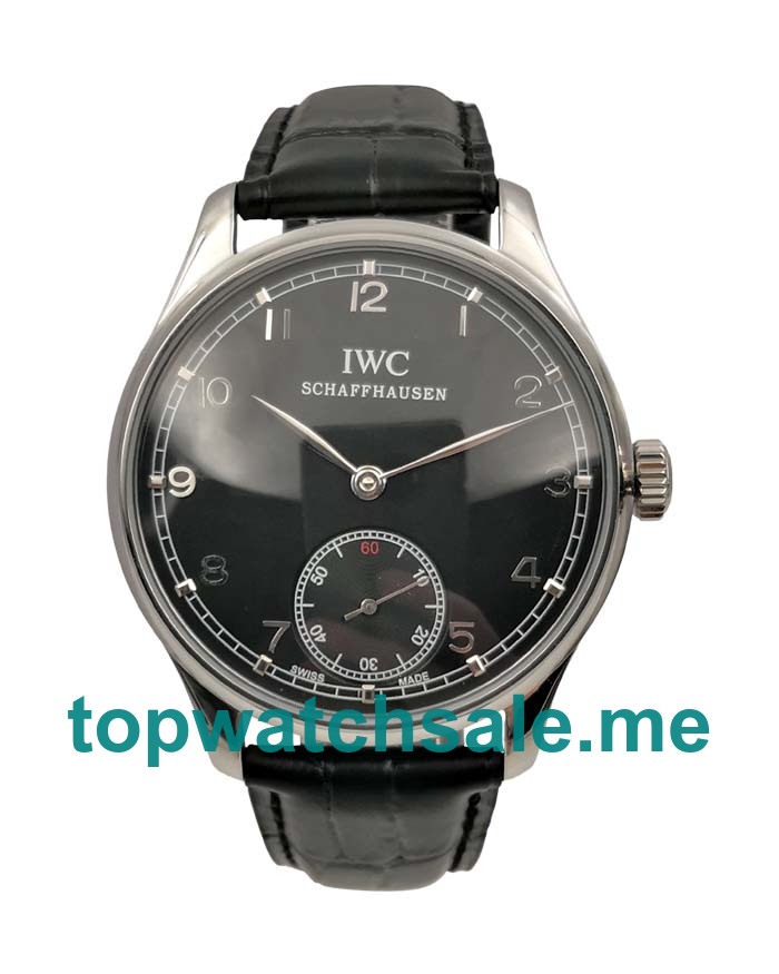 UK Perfect Online Replica IWC Portugieser IW545407 With Black Dials And Steel Cases