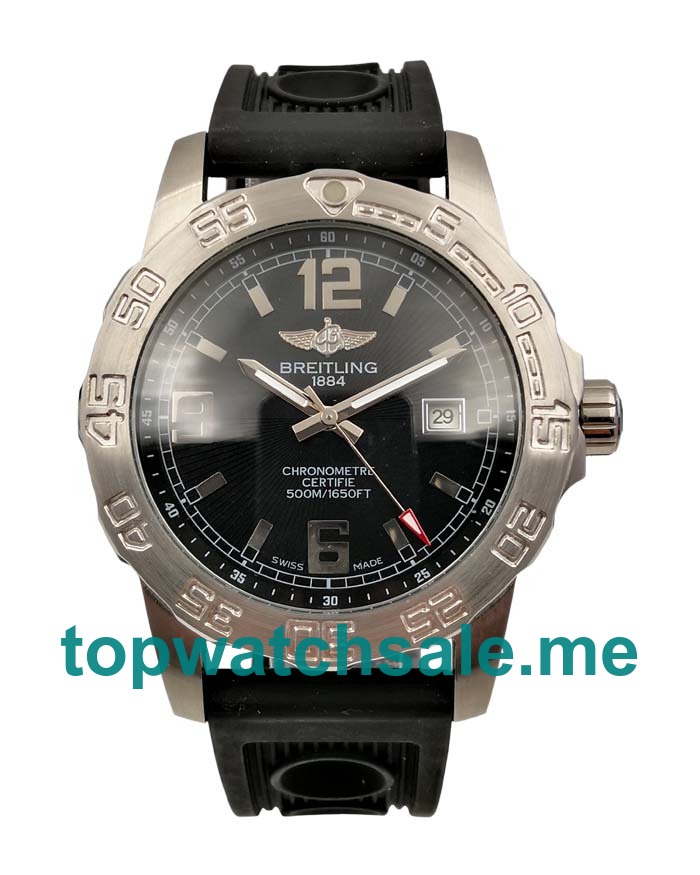Top Quality Fake Breitling Colt A74387 Watches With Black Dials For Sale