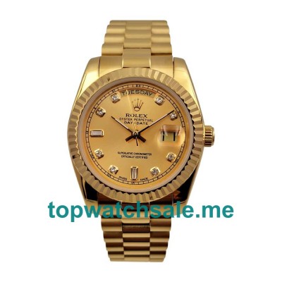 UK AAA Quality Rolex Day-Date 118238 Fake Watches With Champagne Dials For Sale