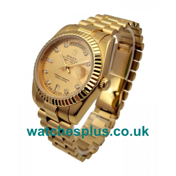 UK AAA Quality Rolex Day-Date 118238 Fake Watches With Champagne Dials For Sale