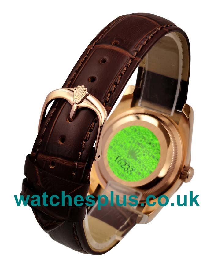 36 MM Best Quality Rolex Day-Date 118135 Replica Watches With Chocolate Dials For Sale
