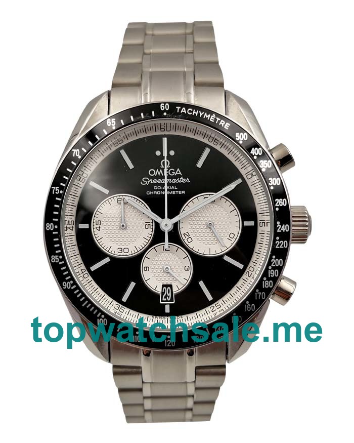 UK Swiss Made Fake Omega Speedmaster Racing 326.30.40.50.01.002 With Black Dials And Steel Cases For Sale