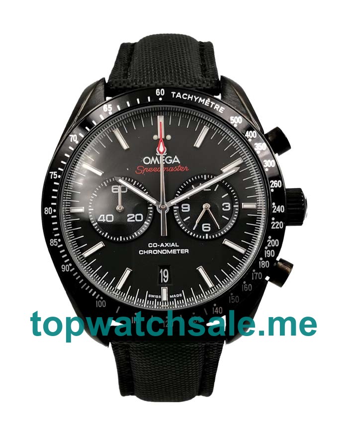 44 MM Perfect Omega Speedmaster 311.92.44.51.01.003 Replica Watches With Black Dials Online