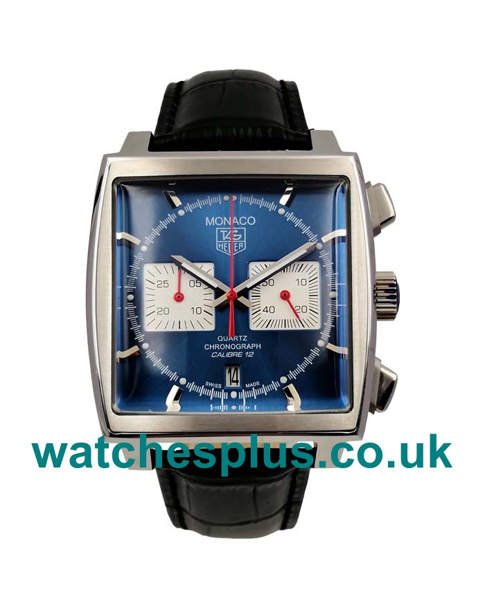 UK 40 MM Swiss Made Replica TAG Heuer Monaco CAW2111.FC6183 With Blue Dials For Sale