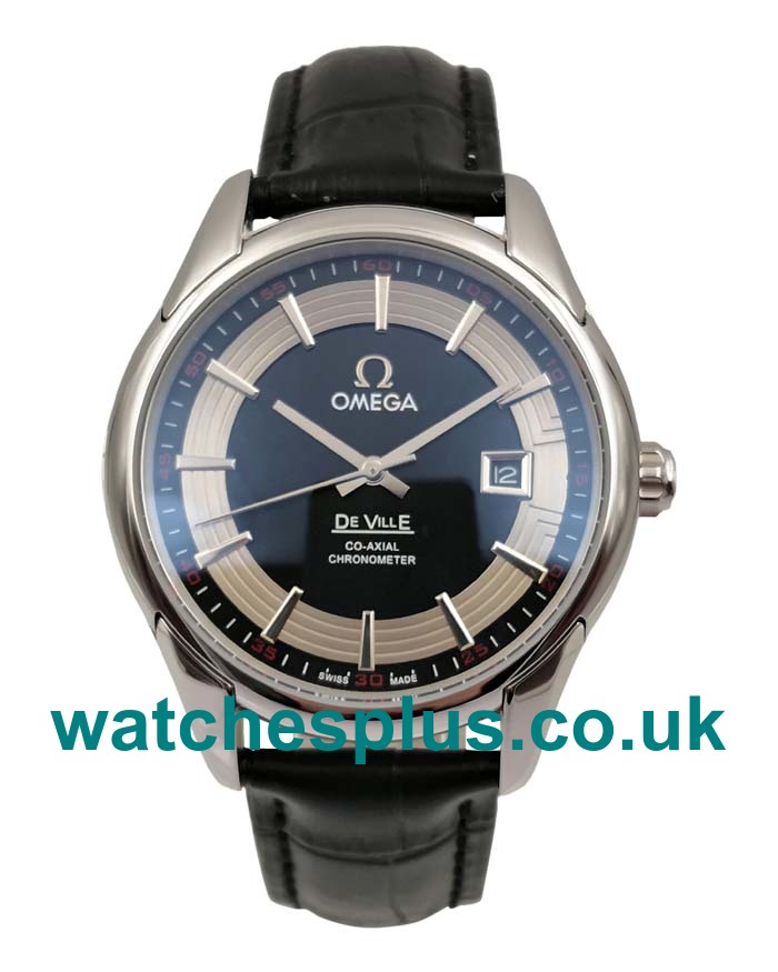 UK Top Quality Omega De Ville 431.33.41.21.01.001 Replica Watches With Black Dials For Men