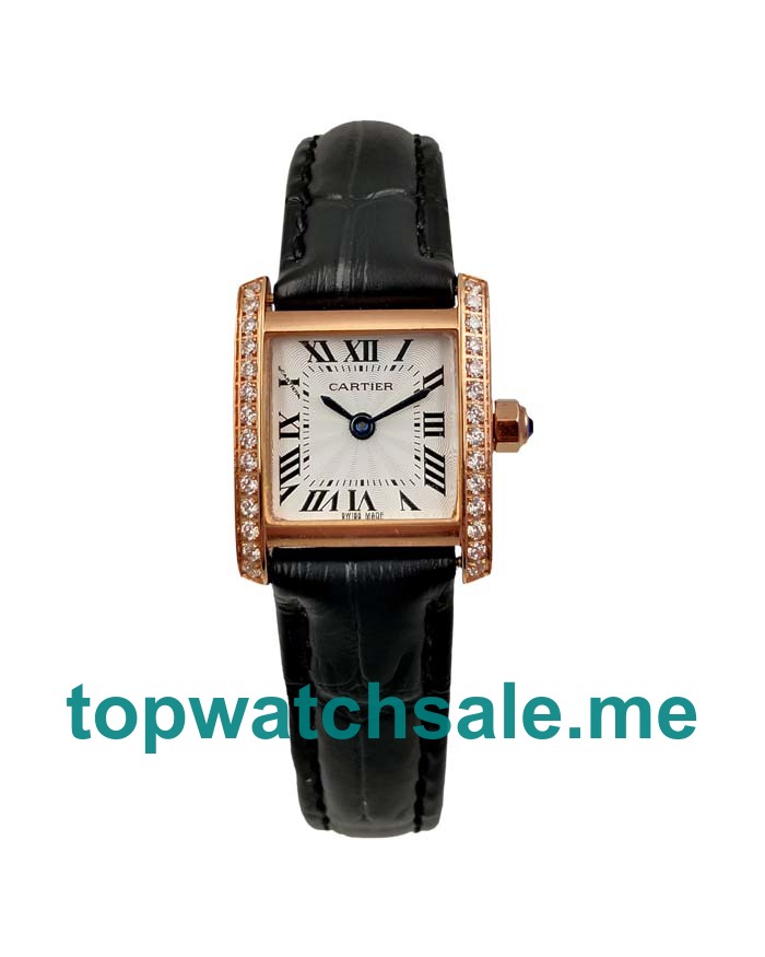 UK High End Cartier Tank Francaise WE104531 Replica Watches With Silver Dials Online