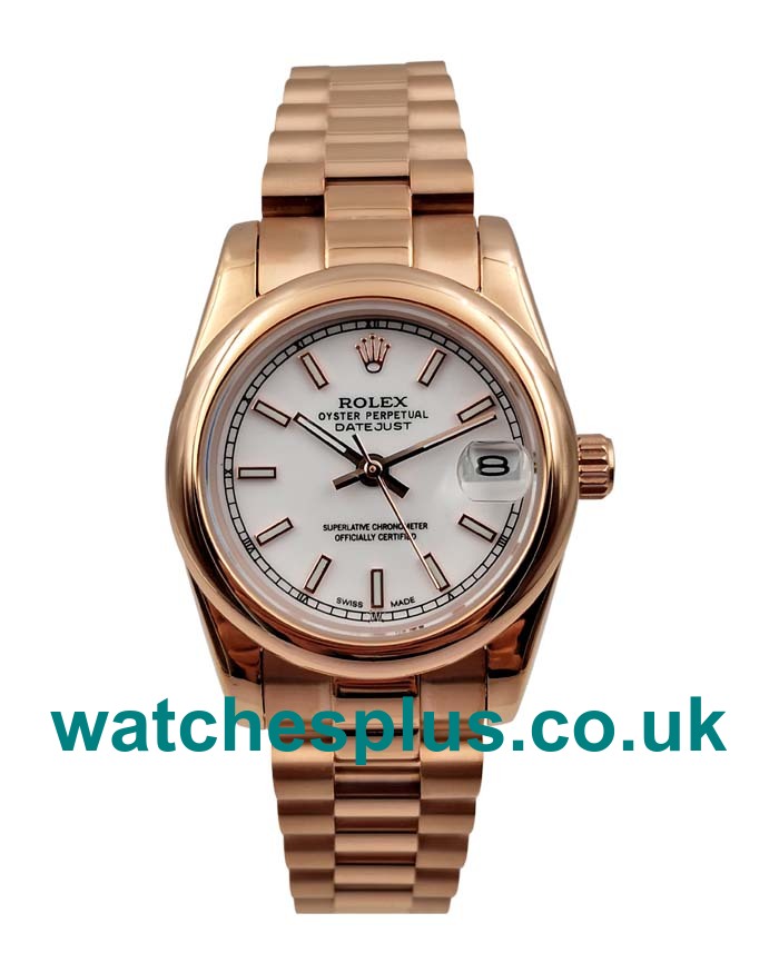 Best 1:1 Rolex Datejust 178275 Replica Watches With White Dials For Sale