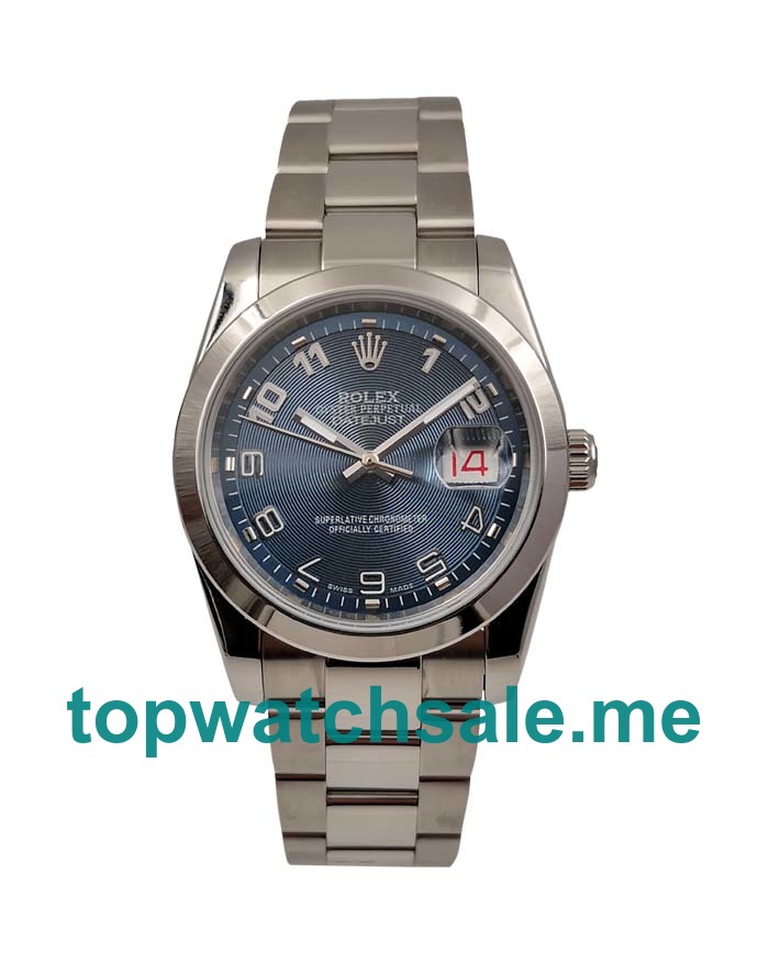 UK AAA Quality Rolex Datejust 116200 Replica Watches With Blue Dials Online