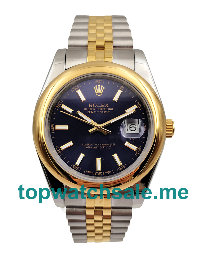 UK High Quality Rolex Datejust 126303 Replica Watches With Blue Dials For Men