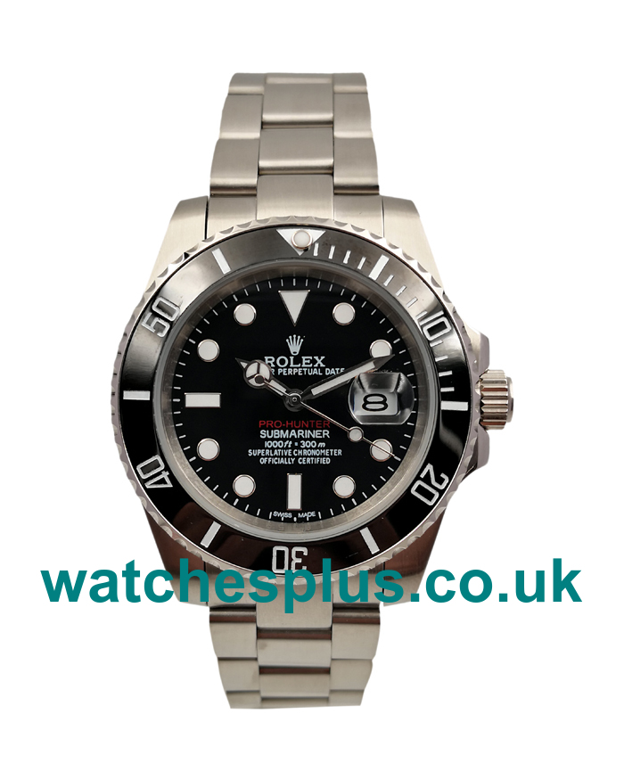 UK Best 1:1 Rolex Submariner 116610 LN Replica Watches With Black Dials For Sale