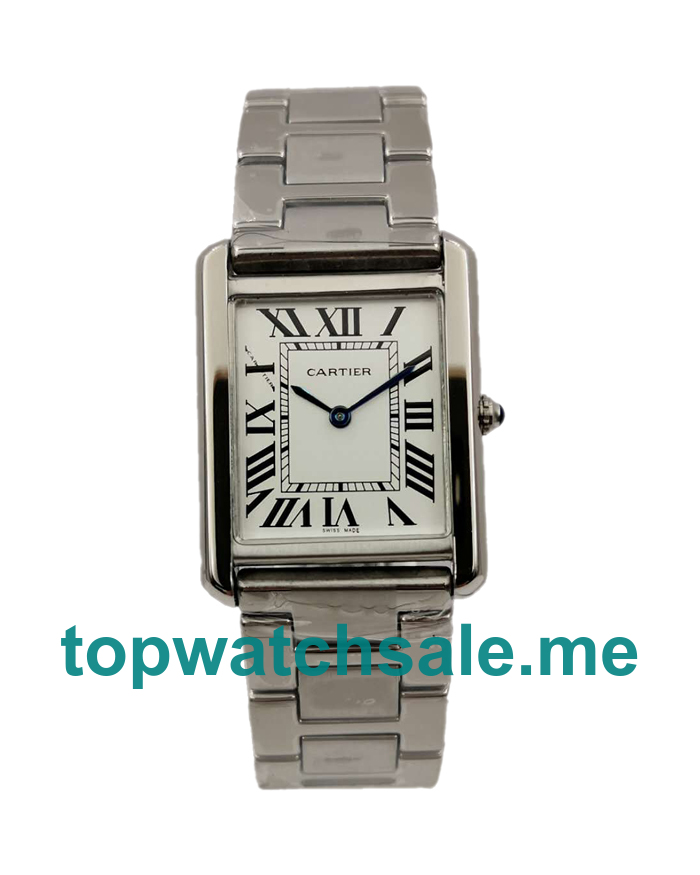 Best Quality Cartier Tank Francaise W5200014 Fake Watches With Silver Dials For Sale
