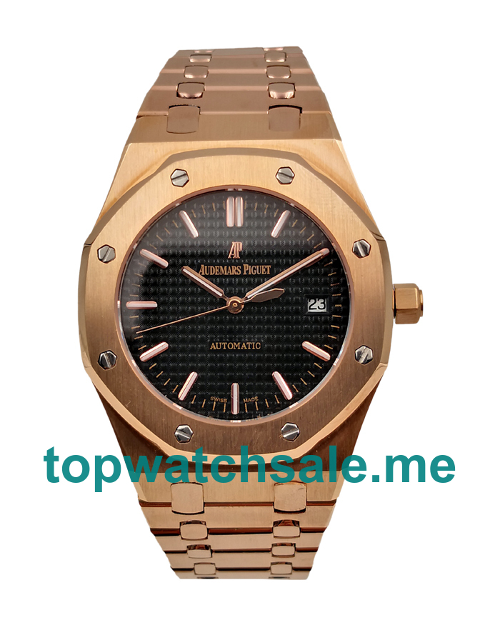 UK Top Replica Audemars Piguet Royal Oak 15400OR.OO.1220OR.01 Watches With Black Dials For Men