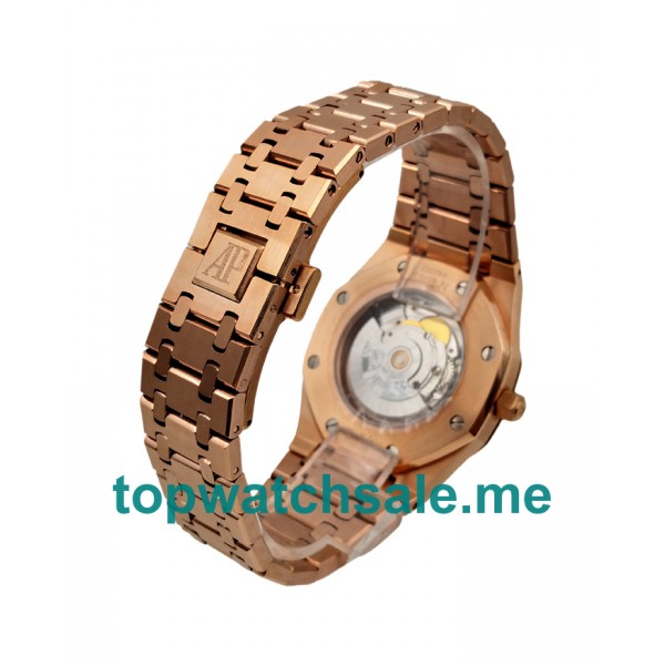 UK Top Replica Audemars Piguet Royal Oak 15400OR.OO.1220OR.01 Watches With Black Dials For Men