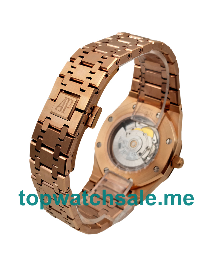UK Top Replica Audemars Piguet Royal Oak 15400OR.OO.1220OR.01 Watches With Black Dials For Men
