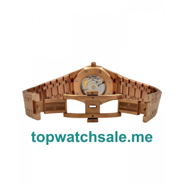 UK Top Replica Audemars Piguet Royal Oak 15400OR.OO.1220OR.01 Watches With Black Dials For Men