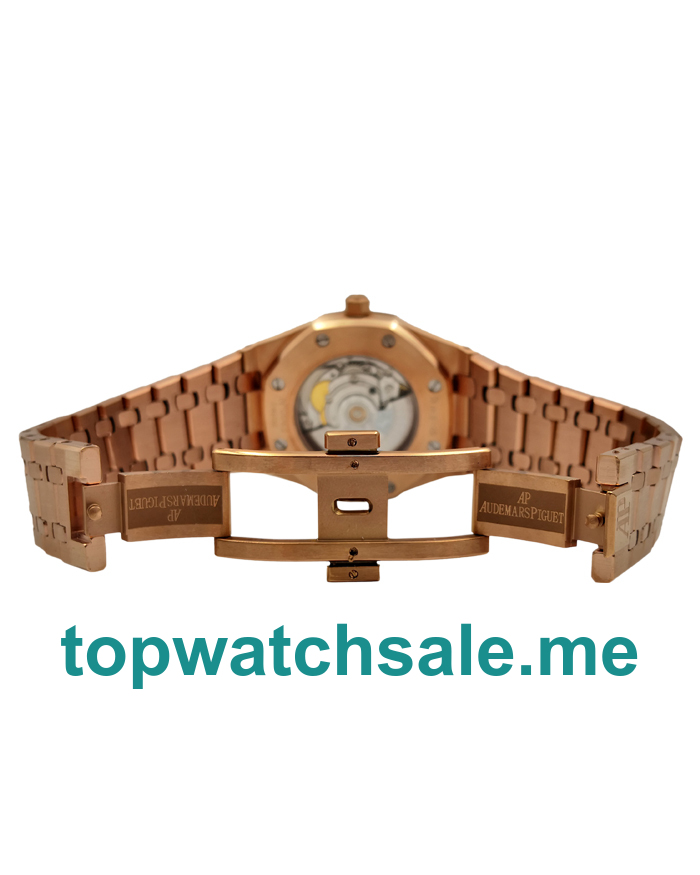 UK Top Replica Audemars Piguet Royal Oak 15400OR.OO.1220OR.01 Watches With Black Dials For Men